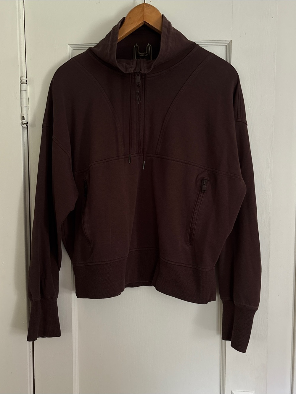 Old Navy Women's Half-Zip Cowl Neck Sweater - Brown
